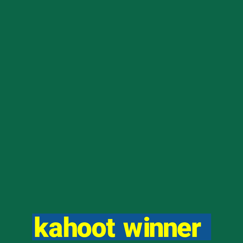 kahoot winner